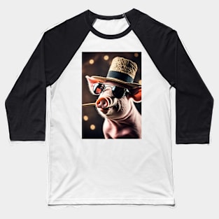 Funny pig Baseball T-Shirt